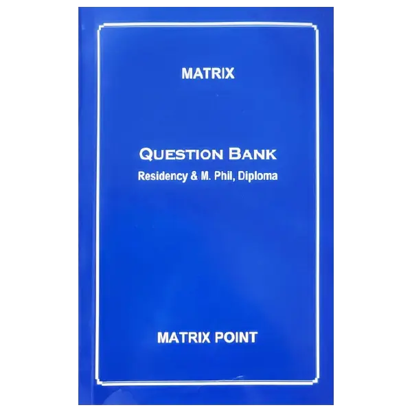 Matrix Residency Question Bank March 2023